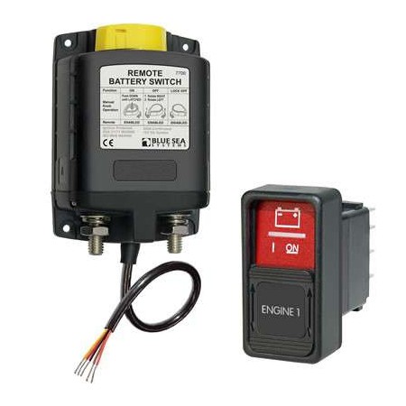 Coupe-batterie relais bistable 24V 500A + switch Coupe-batterie relais bistable 24V 500A + switch