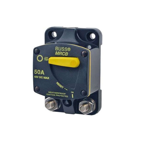 Disjoncteur thermique tableau SERIES 187 - 50A Disjoncteur thermique tableau SERIES 187 - 50A Comptoir Nautique