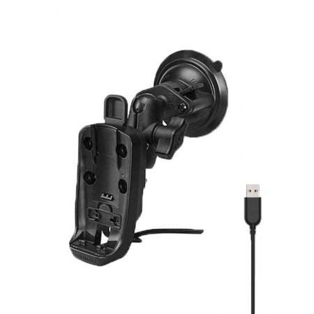 Support à ventouse pour GPSMAP 66i avec alimentation USB Support à ventouse pour GPSMAP 66i avec alimentation USB