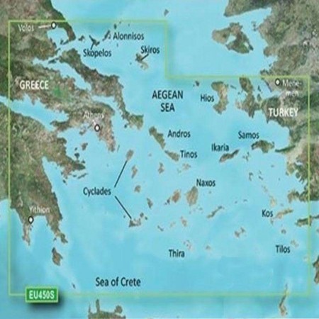 Carte Bluechart G3 Vision Small VEU450S Carte Bluechart G3 Vision Small VEU450S