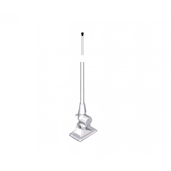 Antenne FM/AM Moteur 1,5m avec Câble 5m Rotule Plastique Antenne FM/AM Moteur 1,5m avec Câble 5m Rotule Plastique Comptoir Nautique