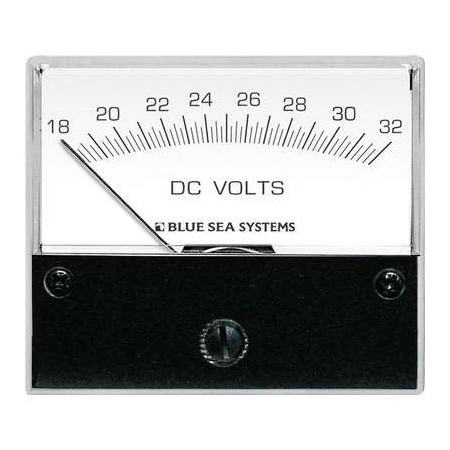 Voltmètre analogique 18 à 32 Volts pour courant continu Voltmètre analogique 18 à 32 Volts pour courant continu