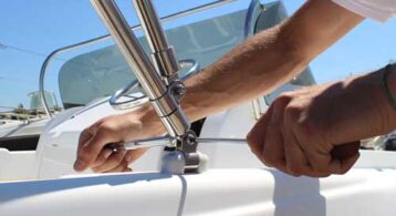 Capuchon D'extrémité Pour Bimini De Bateau – Inox – Neuf – Taille 2,28 Pouces