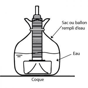 Sonde dans bain d'huile