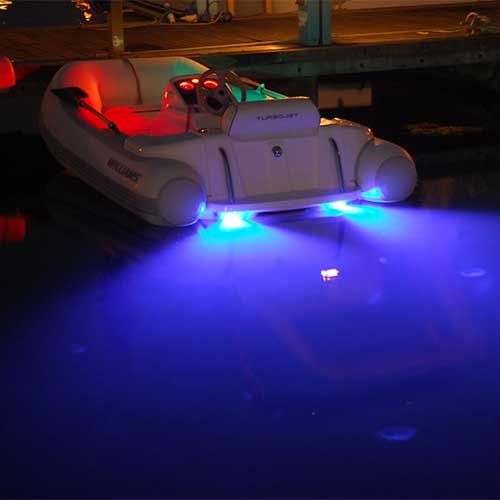 Éclairage bleu cobalt de la led Bluefin Led Pinranha P4 polymer