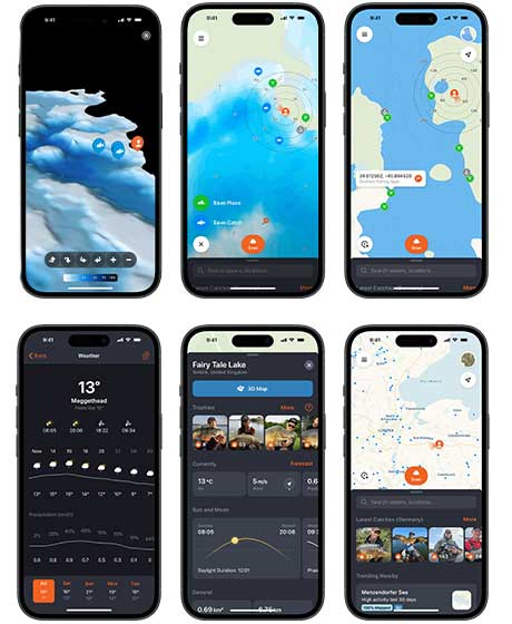 Application fish deeper