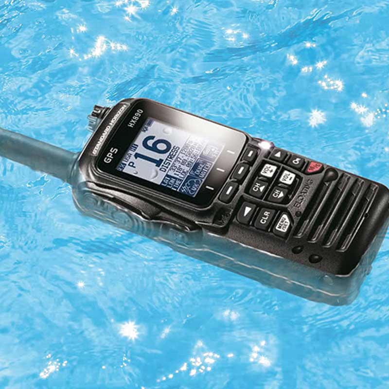 Vhf portable flottante