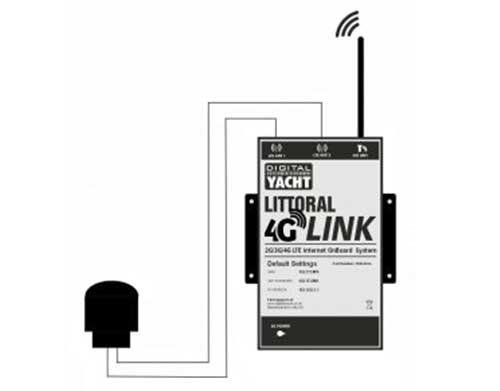 Installation simple d'internet à bord du bateau avec le routeur Digital Yacht 4G Littoral Link
