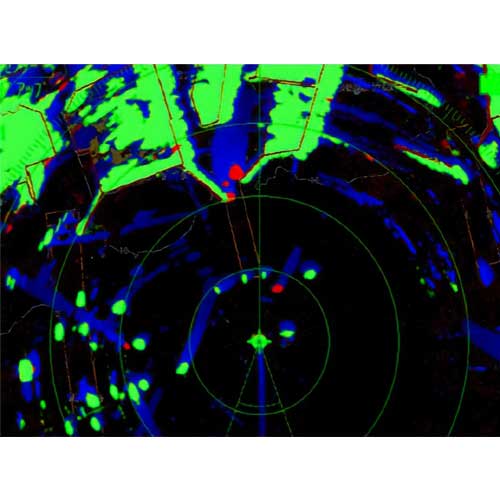 Fonction target analyzer de l'écran radar Furuno FR10 et FR12