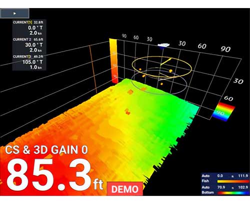 SONDEUR MULTIFAISCEAUX DFF3D de l'écran modulable SFD1010 Furuno