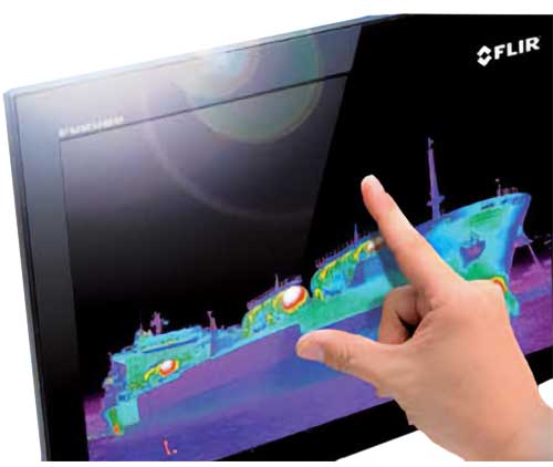 compatibilité navnet tztouch de la caméra marine thermique FLIR M332