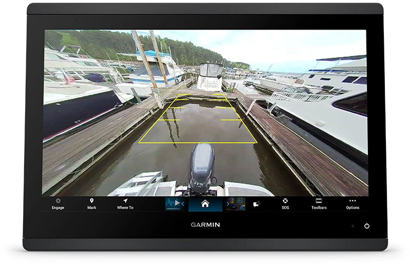 Lignes de guidage caméra Garmin