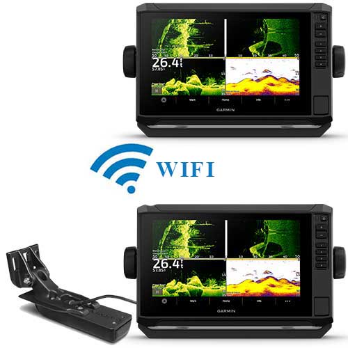 Partage wifi vue sondeur garmin echomap UHD2