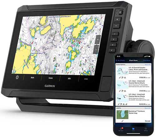 Garmin echomap UHD2 carte garmin navionics+ et active captain