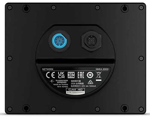Garmin GMI 40 connectivité NMEA 2000 et Garmin BlueNet