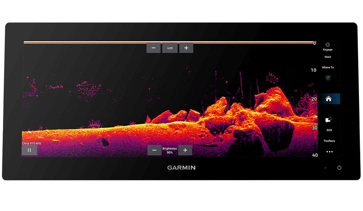 Technologie ClearVü du GPS Sondeur Garmin 1523xsv