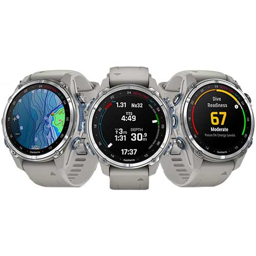 Technologies de pointe de la montre de plongée connectée GPS Descent Mk3 Garmin