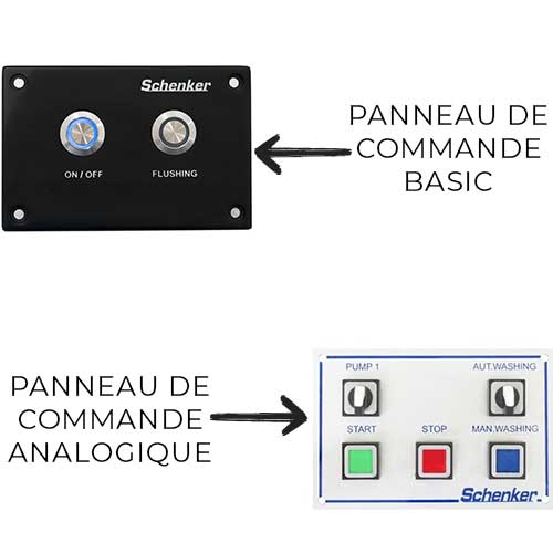 Panneau de commande Basic ou Analogique dessalinisateur Schenker Smart 30 L/h