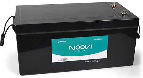 batterie lithium noovi 12v 250A bluetooth