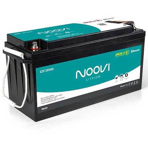 batterie lithium noovi 12v 150A bluetooth