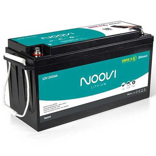 batterie lithium noovi 12v 200A bluetooth