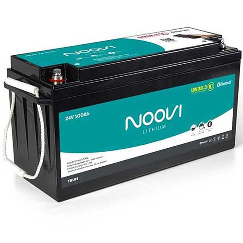batterie lithium noovi 24v 100A bluetooth