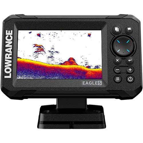 Sondeur traditionnel 2D chirp du Lowrance Eagle 5