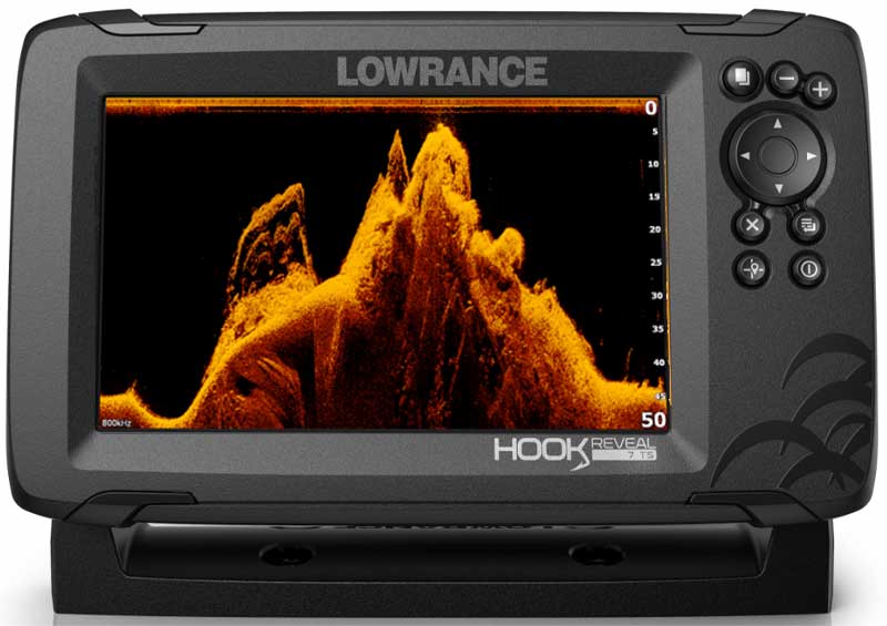 Lowrance HOOK Reveal 7 Tripleshot technologie DownScan Imaging