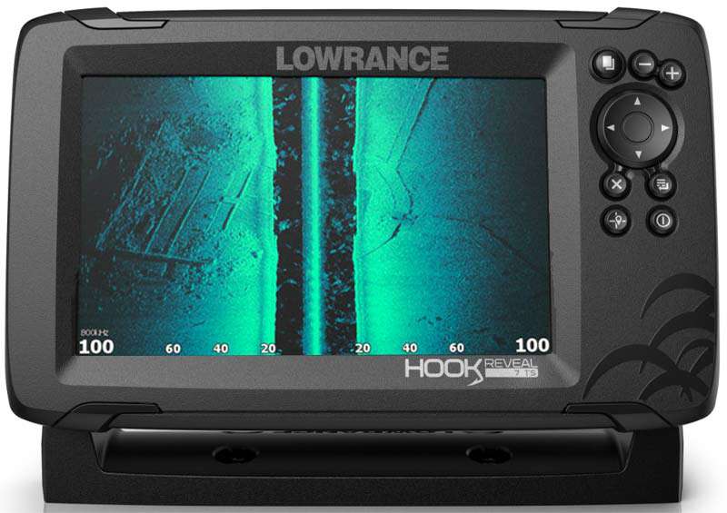 Hook Reveal 7 tripleshot technologie sidescan Imaging