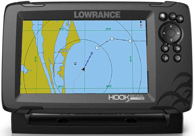 Fonction GPS Hook Reveal 7 HDI
