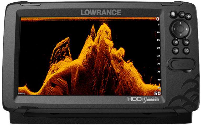 Lowrance HOOK Reveal 9 Tripleshot technologie DownScan Imaging