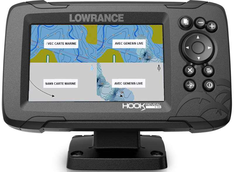 Fonction GPS du Hook Reveal 5 Splitshot
