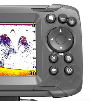 Lowrance HOOK2-4x GPS product left facin