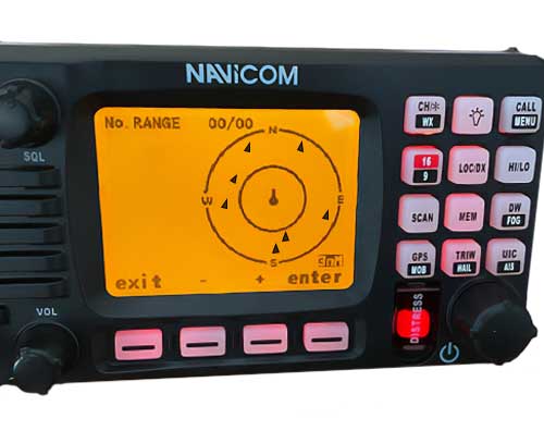 récepteur AIS intégré à la VHF fixe RT750 AIS V2 Navicom