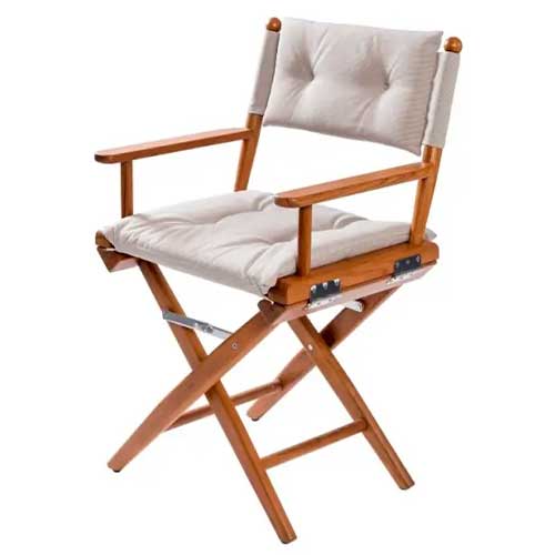 Chaise réalisateur teck sable deluxe