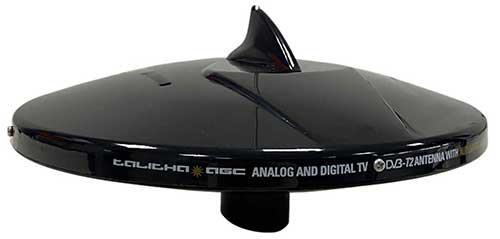 Glomex Nashira AGC DAB réception TV DAB AM FM noire