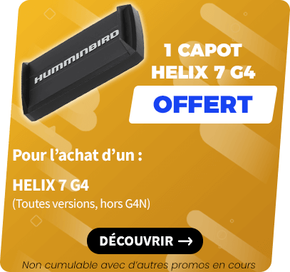 Capot offert pour helix 7 G4 - Humminbird