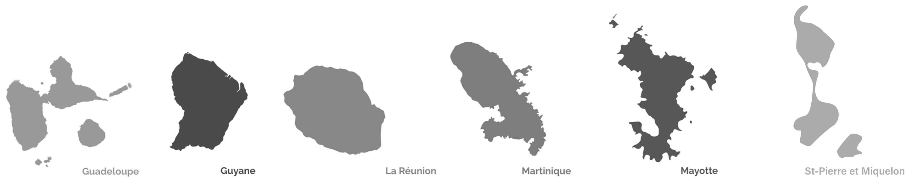 Département d'outre mer zone 1