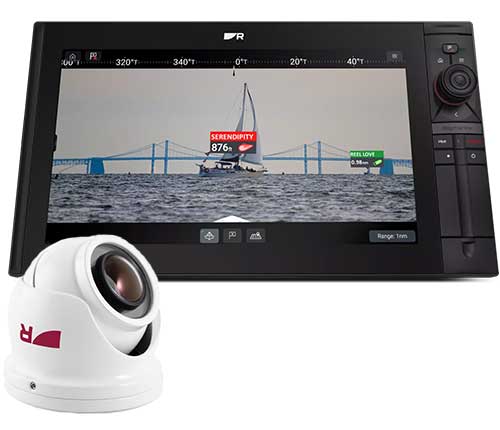 Champ de vision ultra-large de la cam300 raymarine