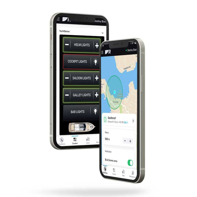 YachtSense Link application raymarine