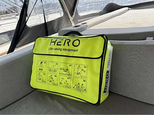 Plateforme de survie HERO Single Tube - compacte haute visibilite