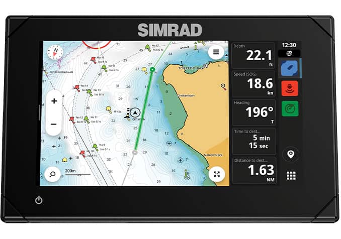 Cartographie C-MAP simrad NSX