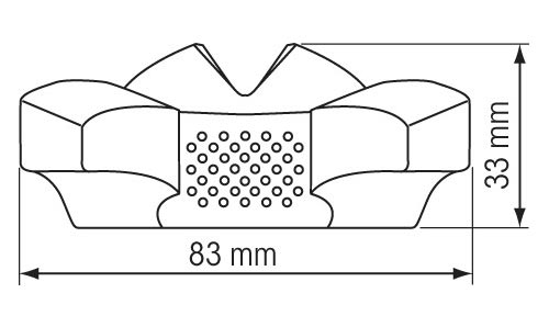 Compas de relèvement Plastimo Iris 50 - dimensions