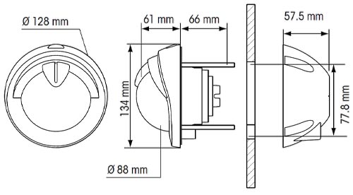 Compas Plastimo Mini-Contest - dimensions