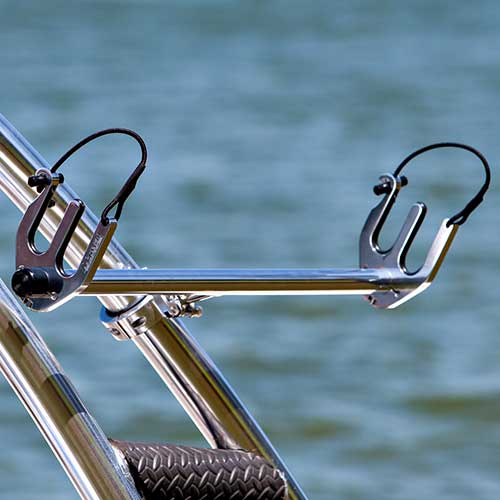 Rack de ski nautique pour tour de wake Monster Tower système de fixation quick release