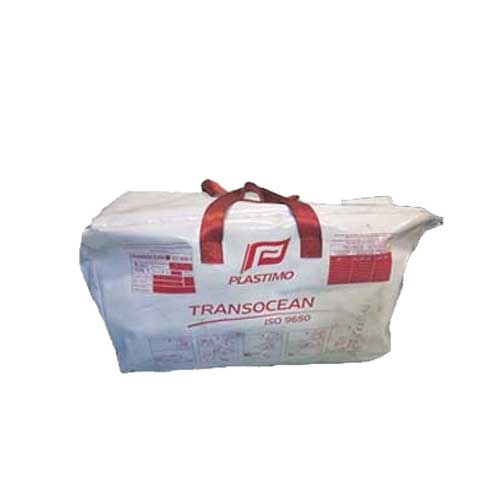 Radeau de survie transocean mini 6.50 Plastimo 4 places sac