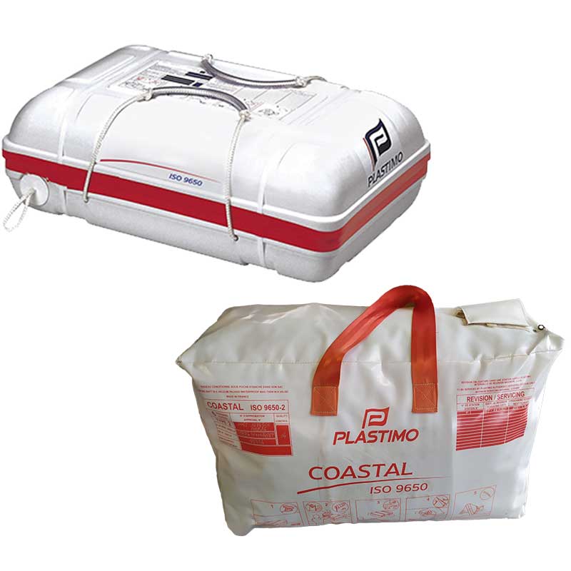 Radeau de survie Coastal Plastimo container ou sac