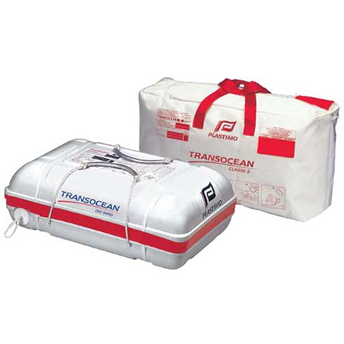 Radeau de survie transocean Plastimo container ou sac