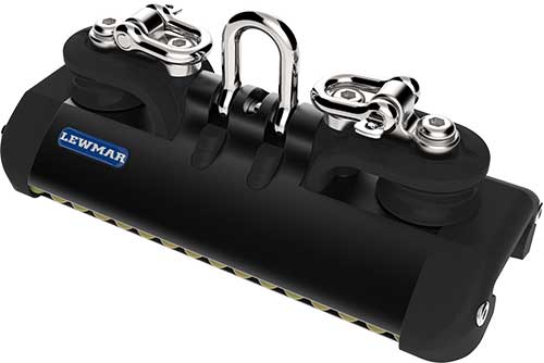 Chariot Lewmar HTX T1 à billes Torlon avec manille, réas et ringot